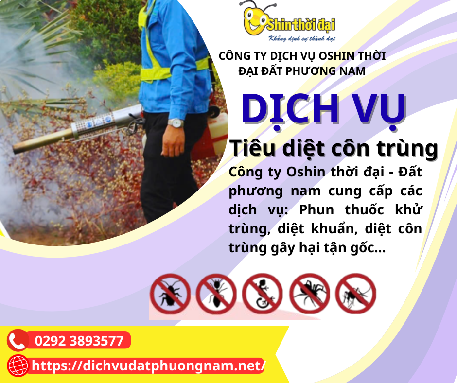DỊCH VỤ TIÊU DIỆT CÔN TRÙNG CẦN THƠ